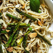 Asparagus, lemon and chilli linguine